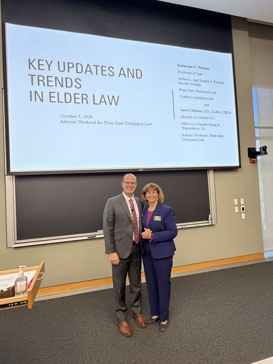 Professors Childers and Pearson Teaching an Elder Law Update program on October 3 2026